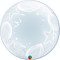 Balon Deco Bubble Stars 24&#039;&#039;/61cm, Qualatex 16661, 1 buc