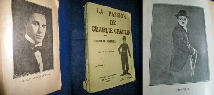 La Passion de Charlie Chaplin- Carte veche franceza.