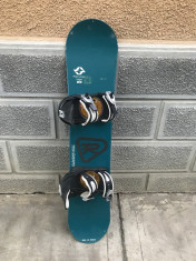 Placa snowboard ROSSIGNOL RECYCLER 122cm cu legaturi ATOMIC foto