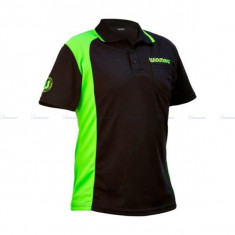 Tricou darts Winmau, verde/negru, marime S foto