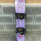 Placa snowboard NOUA Arty Hello Kitty 115cm cu legaturi Salomon