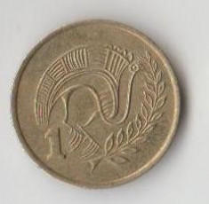 Moneda 1 cent 1983 - Cipru foto