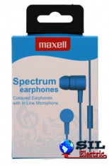 Casca in ureche 3.5mm albastru Spectrum Maxell foto