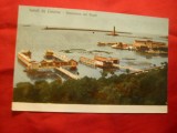 Ilustrata Livorno- Panorama Bagni ,circ. 1918 Italia- Bucuresti, Circulata, Fotografie