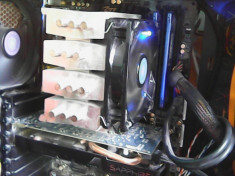 Intel core i7 3770 + Asrock Z77 extreme4 + Schyte Mugen 4 Cooler CPU foto