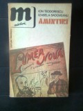 Cumpara ieftin Ion Teodorescu; Izabela Sadoveanu - Amintiri (Editura Eminescu, 1980)