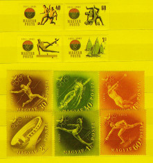 Ungaria 1952,61 Sport - serii complete neuzate MNH/MH foto