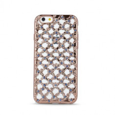 Husa Samsung J3 2016 Flower Diamond RoseGold foto