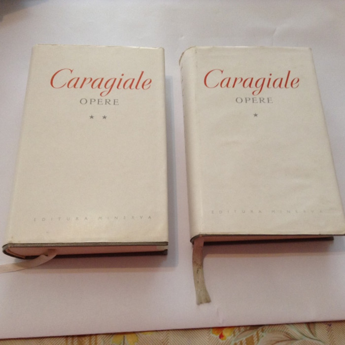 I L CARAGIALE OPERE,2 VOL EDITIE DE LUX PE HARTIE SPECIALA ,R2