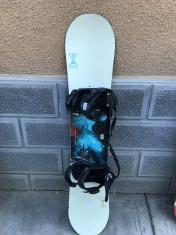 Placa snowboard Burton Progression 142cm cu legaturi Burton foto