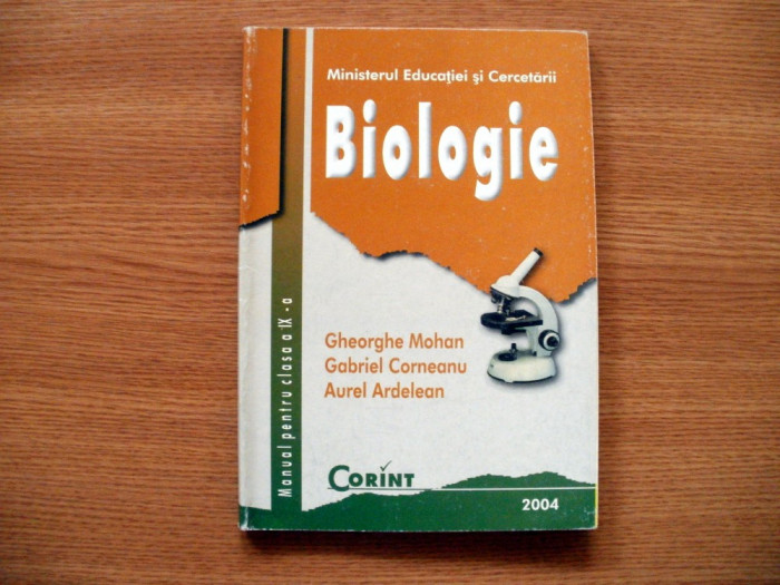 Manual Biologie Clasa A 9 A Gheorghe Mohan Editura Corint
