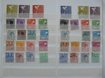 GERMANIA 1947 ZONA ALIATA TIMBRE NESTAMPILATE + STAMPILATE foto