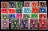 AUSTRIA 1945 SERIE COMPLETA STAMPILATA