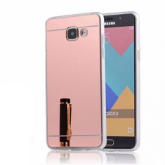 Husa spate Fashion Samsung J3 2016 Mirror RoseGold foto