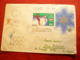 Plic FDC cu Colita - Olimpiada de Iarna Innsbruck &#039;76 - Ungaria