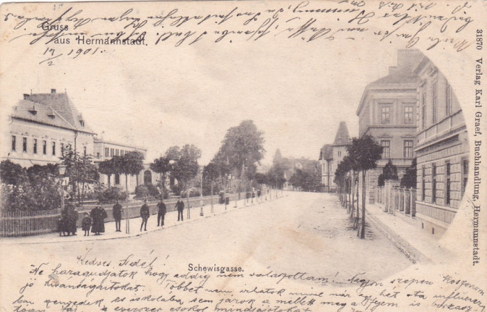 SIBIU,NAGYSZEBEN,HERMANSTADT,SCHEWISGASSE.