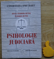 Psihologie judiciciara Ioana-Teodora Butoi Tudorel Butoi foto