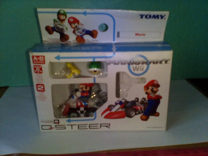 bnk jc Tomy - Q-Steer Mario Kart Wii Racing Set