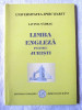 &quot;LIMBA ENGLEZA PENTRU JURISTI&quot;, Lavinia Nadrag, 2001. Carte noua