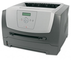 Imprimanta Laser Monocrom A4 Lexmark E350d, 33 pagini/minut, 45.000 pagini/luna, 1200 x 1200 DPI, Duplex, USB, LPT, Cartus Toner NOU, 2 ANI GARANTI foto