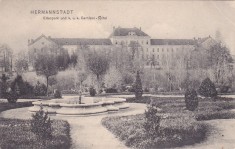 SIBIU,NAGYSZEBEN,HERMANSTADT,ERLENPARK K.U.K.GARNISON - SPITAL. foto