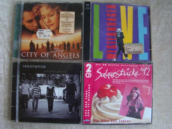Lot 6 CD-uri Originale (4 Simple si 2 Duble) - Stare perfecta de auditie