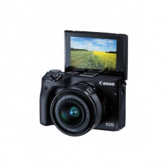 Aparat foto Mirrorless Canon EOS M3 24.2 Mpx Black Kit M15-45 S foto