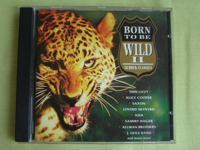 BORN TO BE WILD II - 18 Rock Classics - C D Original