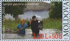 MOLDOVA 2010, Sprijin pentru sinistrati, serie neuzata, MNH foto