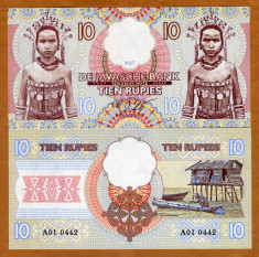 !!! JAVA , INDONEZIA = FANTASY NOTE = 10 RUPII 2017 - UNC foto