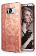 Husa Protectie Spate Ringke Prism Rose Gold pentru Samsung Galaxy S8 foto