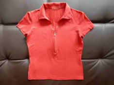 Tricou Prada Milano Made in Italy; Marime M: 43.5 cm bust, 52 cm lungime etc. foto