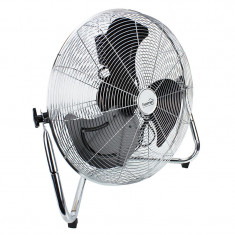 Ventilator de podea 120W 50cm HOME cu 3 trepte de viteza si palete metalice foto