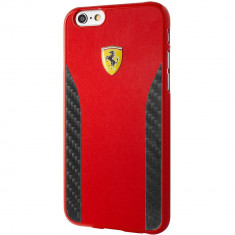 Husa Protectie Spate Ferrari FECCHCP6RE Daytona Rosu pentru iPhone 6/6s foto