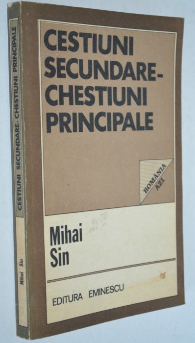 Cestiuni Secundare - Chestiuni principale