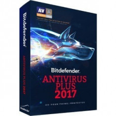 Securitate Bitdefender Antivirus Plus 2017, 1 PC, 1 an, New License, Retail foto