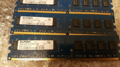 Kit 4 Gb DDR 2 ELPIDA , 2 x 2 Gb 800 MHz PC2-6400U-666 ,Desktop foto