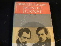 PAGINI DE JURNAL-EDMOND SI JULES DE GONCOURT-TRAD.AUREL TITA-476 PG- foto