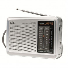 Radio portabil, AM/FM, semnal LED, consum redus, Sal foto