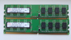 Memorie RAM DDR 2 HYNIX 1 GB PC 2 - 5300U-555-12 667 Mhz foto