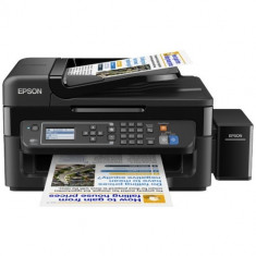 Multifunctionala Inkjet Epson CISS Color L565, Format A4, 33ppm mono, 5760 x 1440 dpi, USB 2.0, Retea, Wireless foto