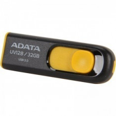 Memorie externa ADATA DashDrive UV128 32GB negru/galben foto