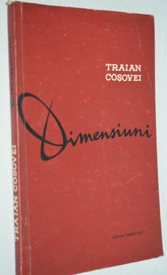 Dimensiuni - Traian Cosovei foto