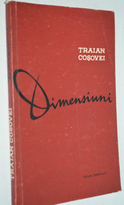 Dimensiuni - Traian Cosovei