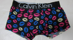 Set 5 bucati Boxeri/ Chiloti Calvin Klein cu imprimeu -XL foto