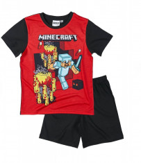 Minecraft - Pijama - 6-7 ani !! Produs licentiat + Bratara CADOU !! foto