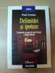 DELIMITARI SI IPOTEZE de PAUL CORNEA , 2008 foto