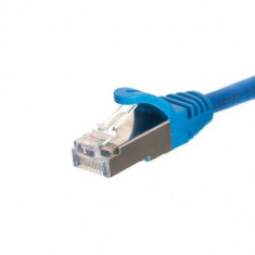 Cablu FTP NETRACK Patchcord Cat 5e 1m Albastru foto