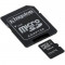 Card memorie Kingston MicroSDHC 16GB Class 4 (Adaptor SD)