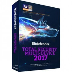 Securitate Bitdefender Total Security 2017, 5 PC, 1 an, New license, Retail foto